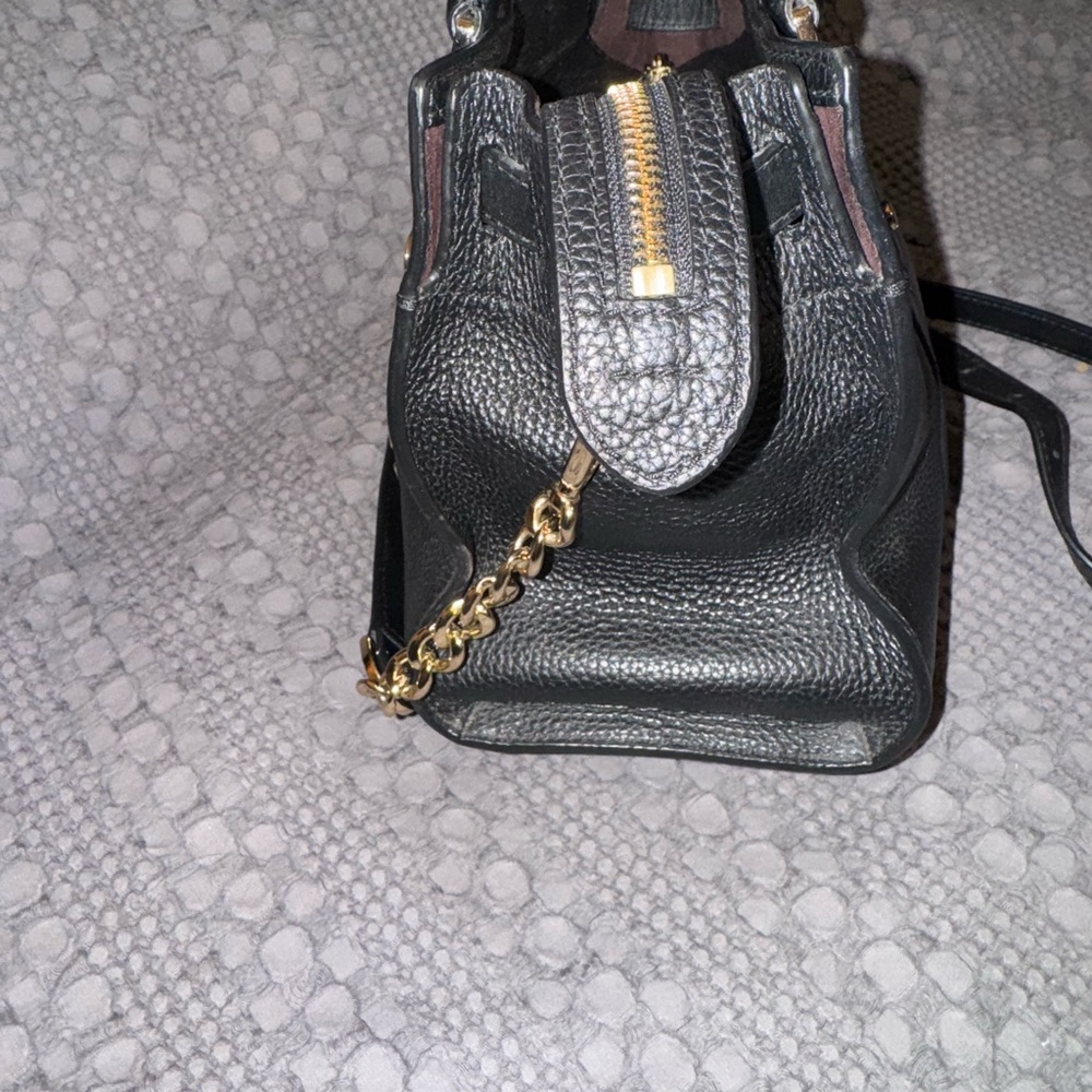 Michael Kors Black Satchel and Wallet Set with Gold Accents - Picture 5 of 8